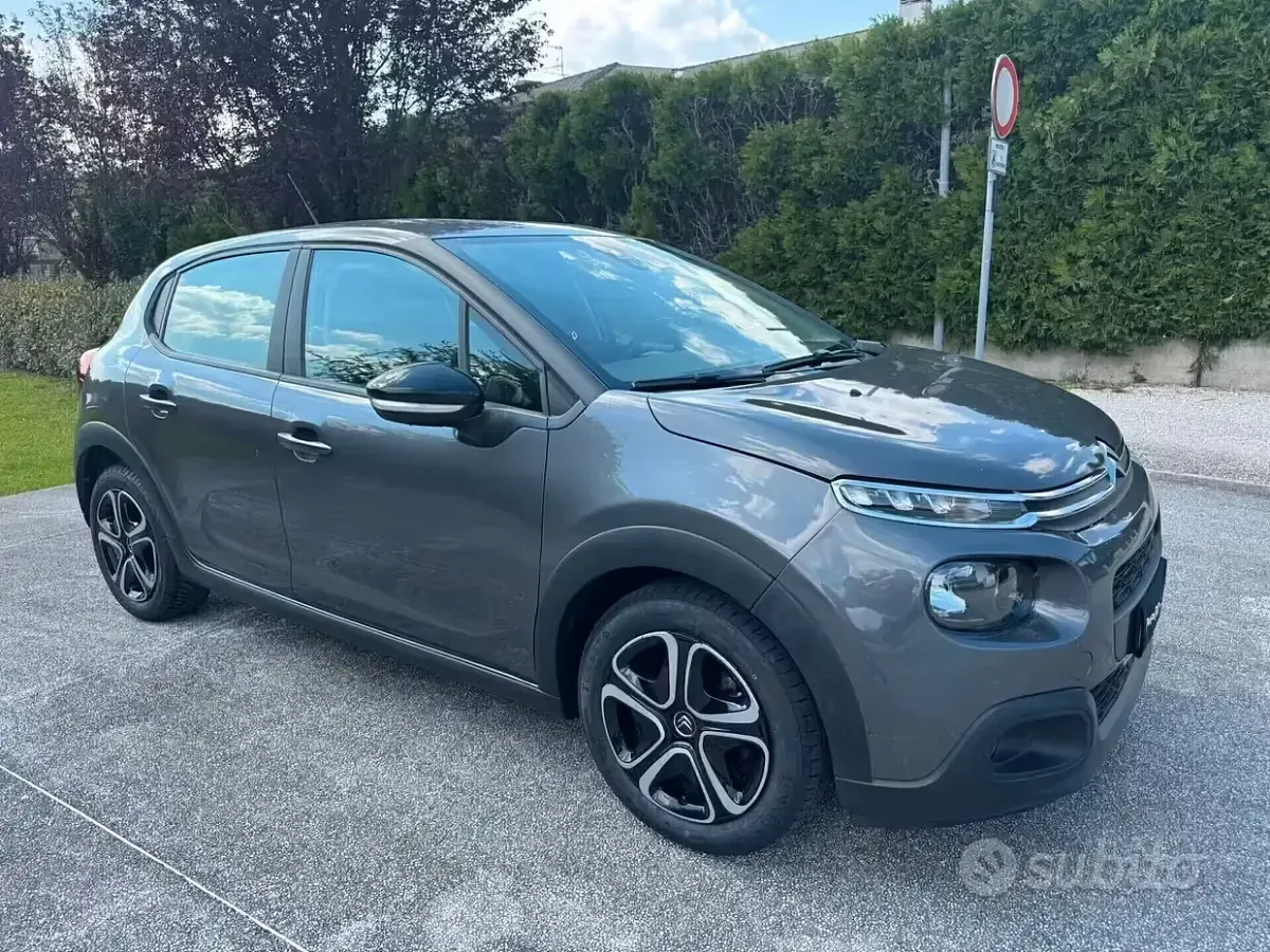 Usata Citroën C3 PureTech 82 CV (60 kW) 2019 Grigio Utilitaria