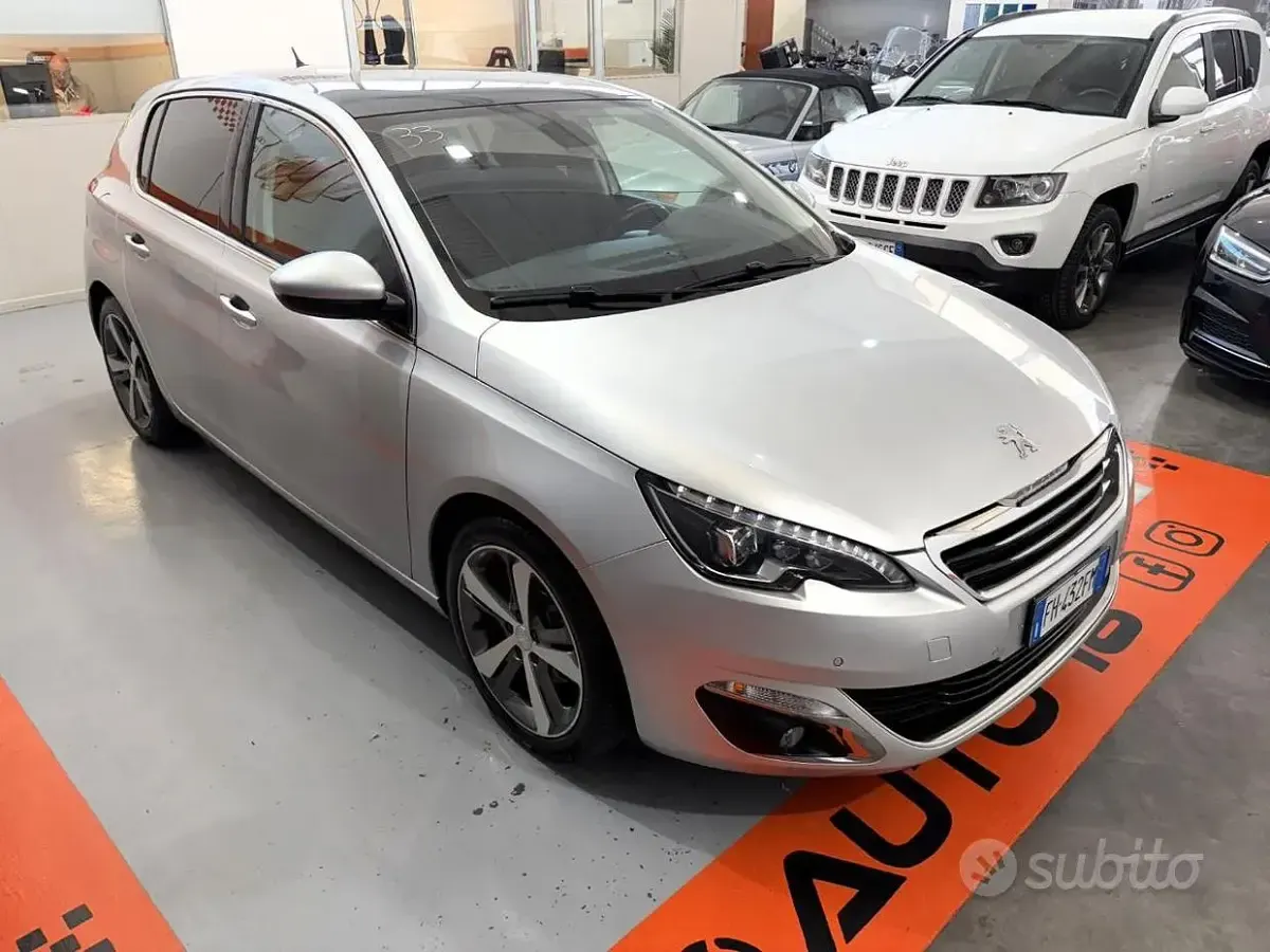 Usata Peugeot 308 131 CV (96 kW) 2017 Grigio Berlina