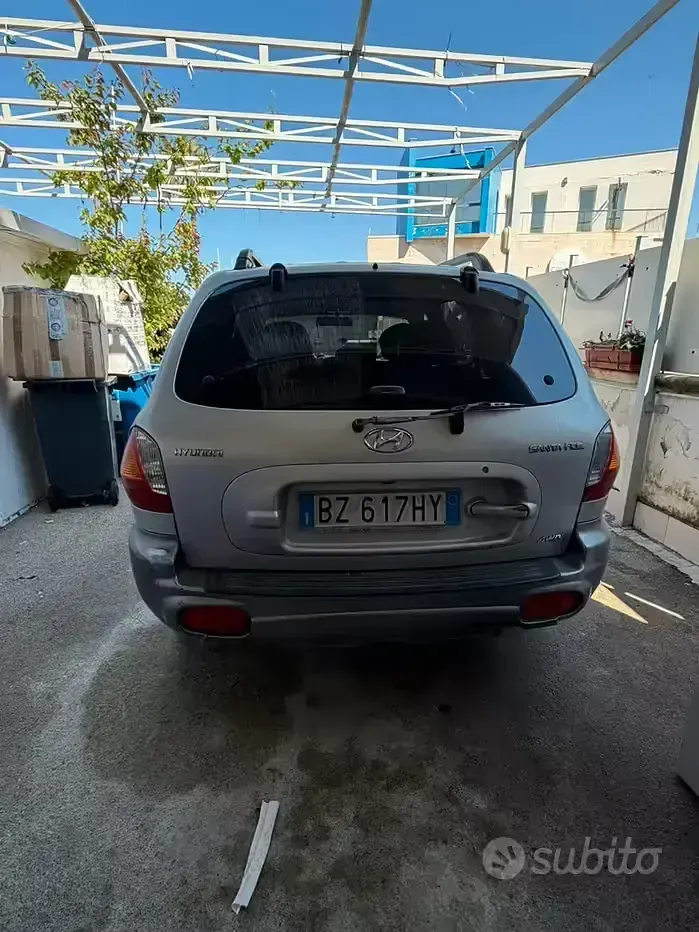 Usata Hyundai Santa Fe 112 CV (82 kW) 2002 Grigio SUV