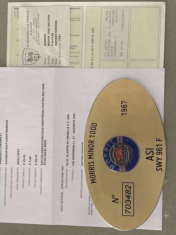 Usata Mini 1000 116 CV (85 kW) 1967 Giallo Utilitaria