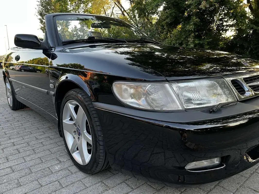 Usata Saab 9-3 Cabriolet Aero 205 CV (150 kW) 2001 Nero Cabrio