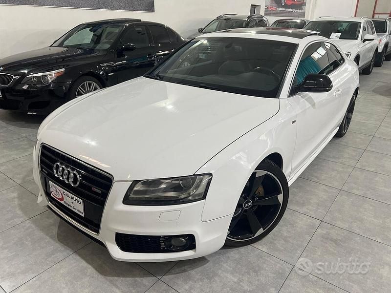 Usata Audi A5 S-Line 240 CV (176 kW) 2009 Bianco Coupé
