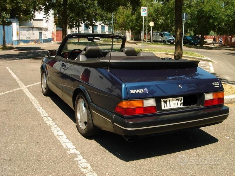 Blu Usata 1992 Saab 900 Cabriolet Cabrio | 13.500 € - Immagine 1/4