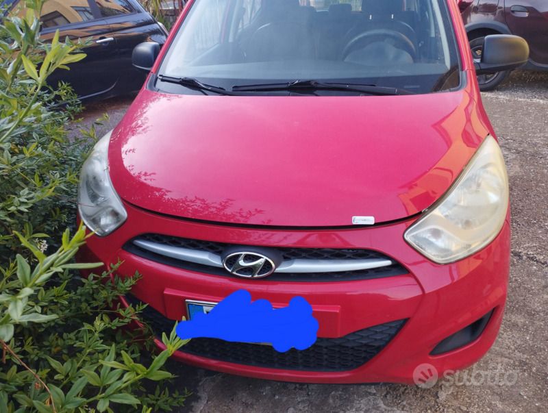 Rosso Usata 2012 Hyundai i10 Due volumi | 3000 € (Ottimo prezzo) - Immagine 1/1