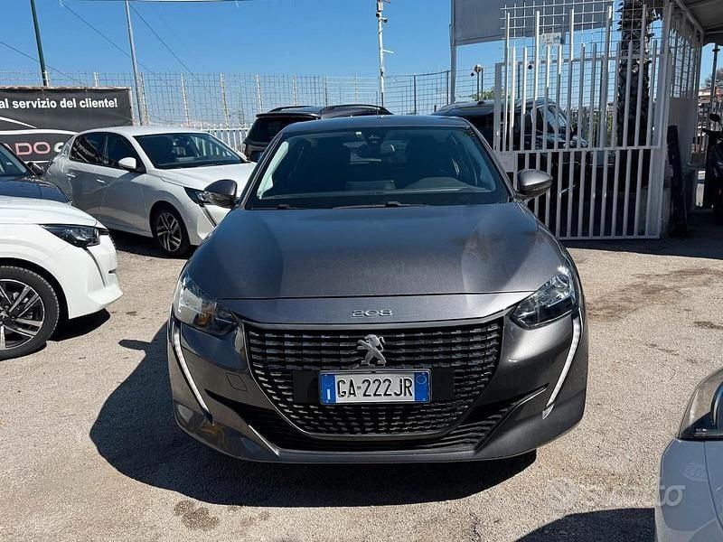 Usata Peugeot 208 Allure 102 CV (75 kW) 2020 Grigio Utilitaria