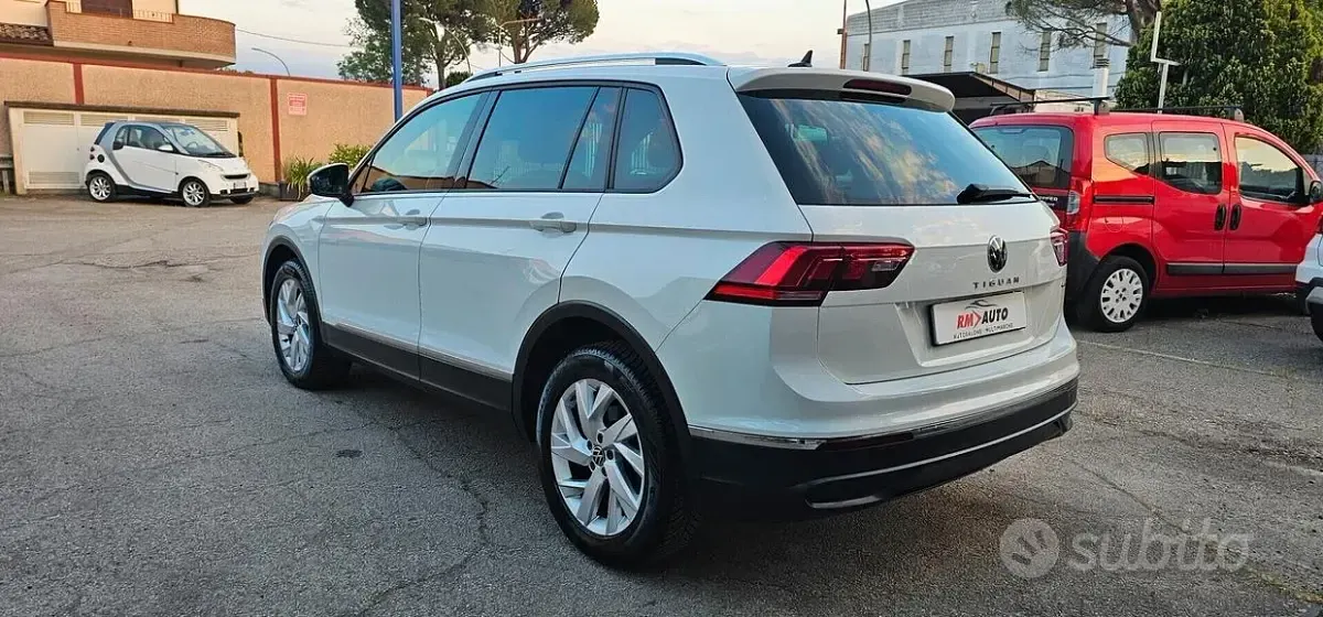 Usata VW Tiguan 150 CV (110 kW) 2021 Bianco SUV