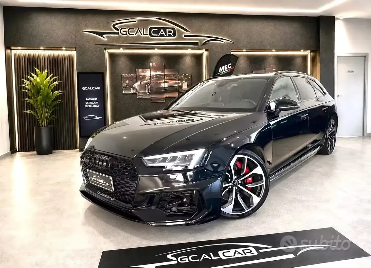 Usata Audi RS4 Prestige 450 CV (330 kW) 2019 Nero Station wagon