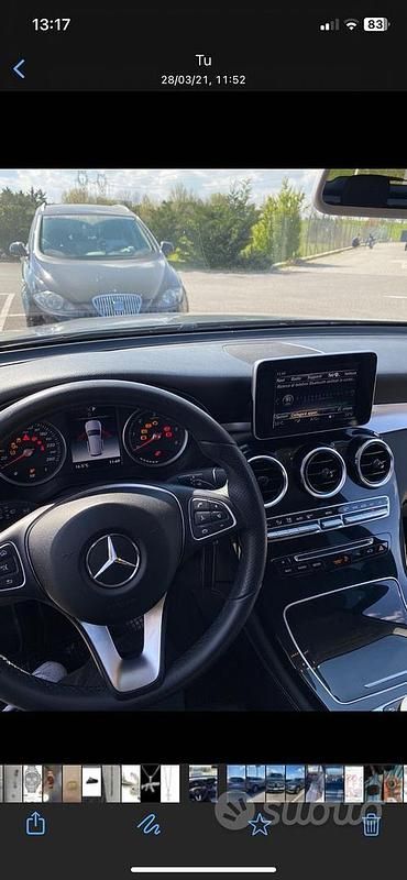 Usata Mercedes GLC220 170 CV (125 kW) 2018 Grigio SUV