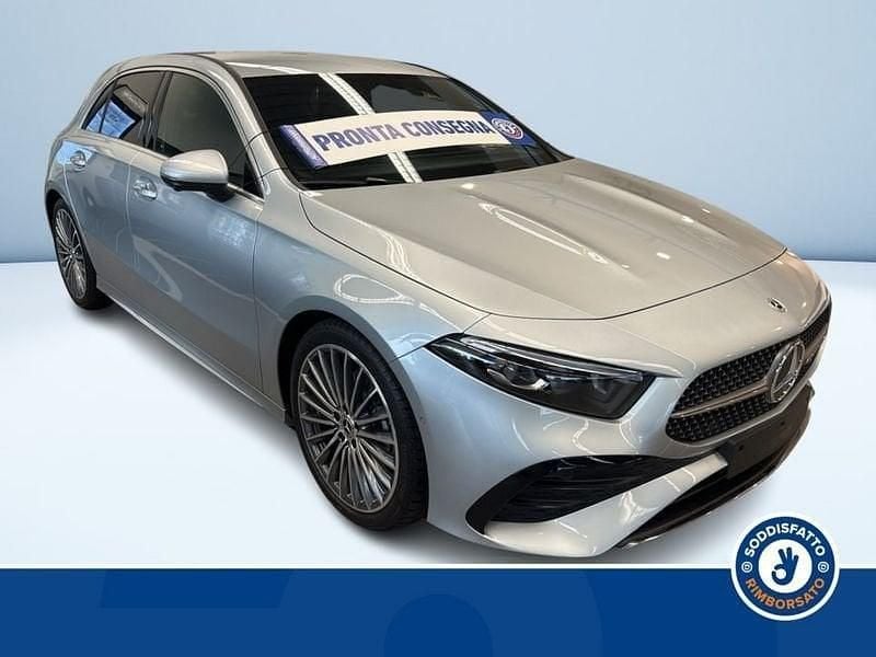 Usata Mercedes A180 Advanced Plus 116 CV (85 kW) 2024 Argento metallizzato Berlina