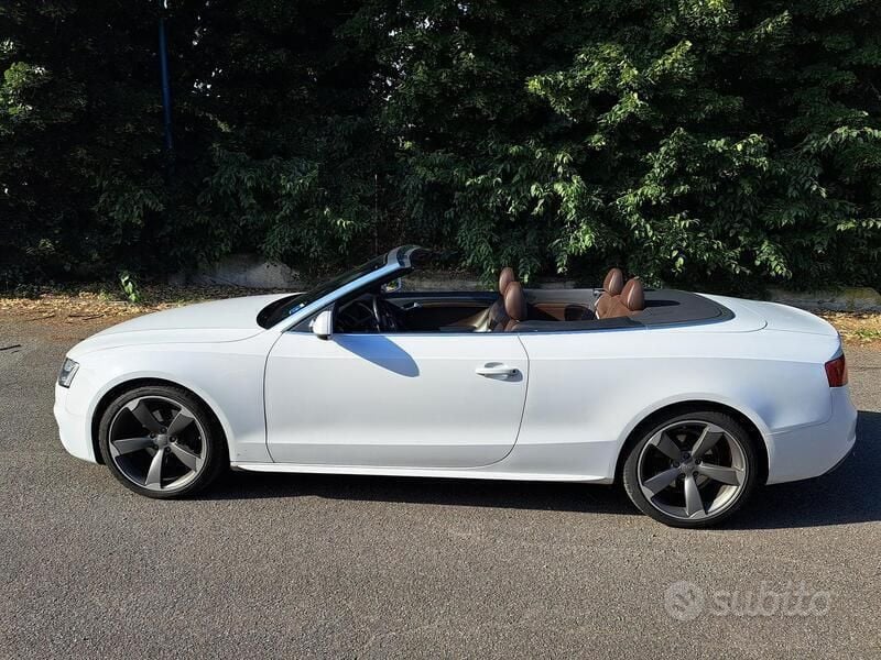Usata Audi A5 Cabriolet 190 CV (139 kW) 2015 Bianco Cabrio