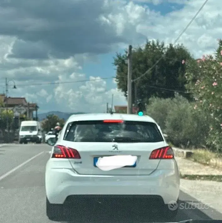 Usata Peugeot 308 131 CV (96 kW) 2021 Bianco Berlina