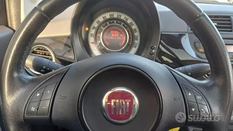 Usata Fiat 500 Lounge 69 CV (50 kW) 2013 Nero Utilitaria