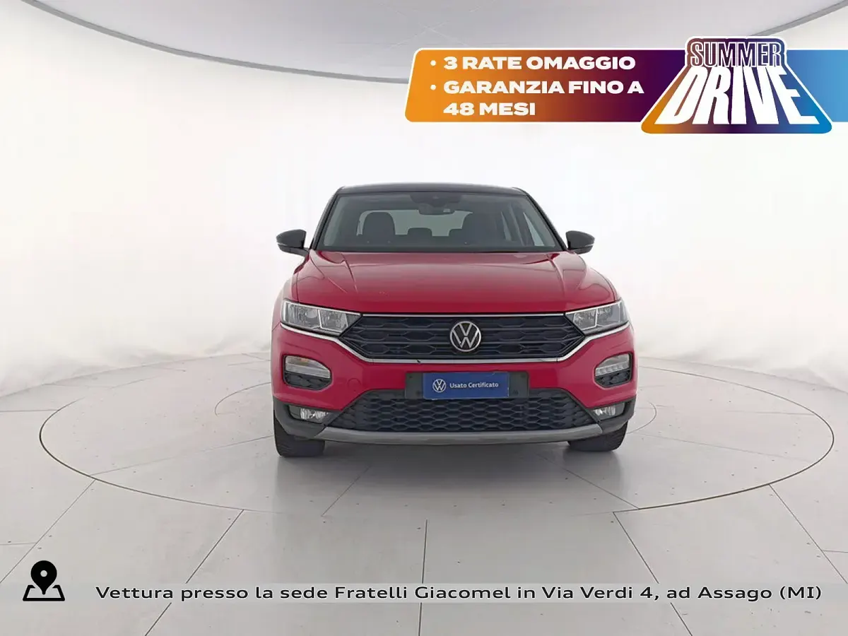 Usata VW T-Roc Style 150 CV (110 kW) 2021 D8 flash red SUV