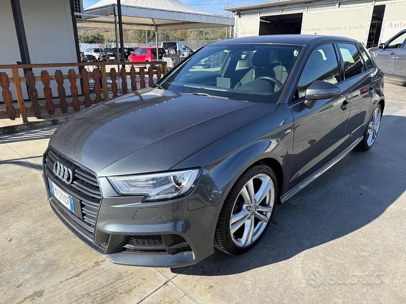 Usata Audi A3 S-Line 150 CV (110 kW) 2017 Grigio Berlina