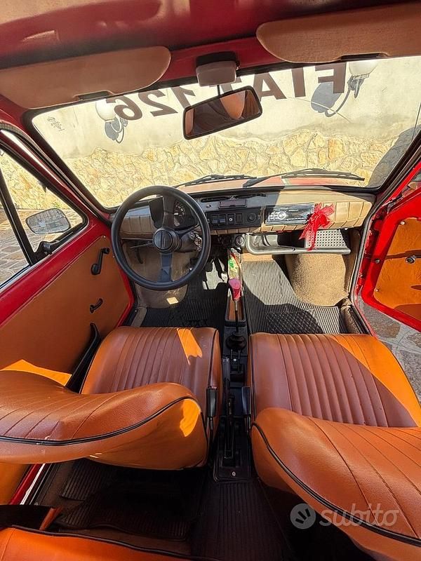 Usata Fiat 126 24 CV (17 kW) 1982 Rosso Utilitaria