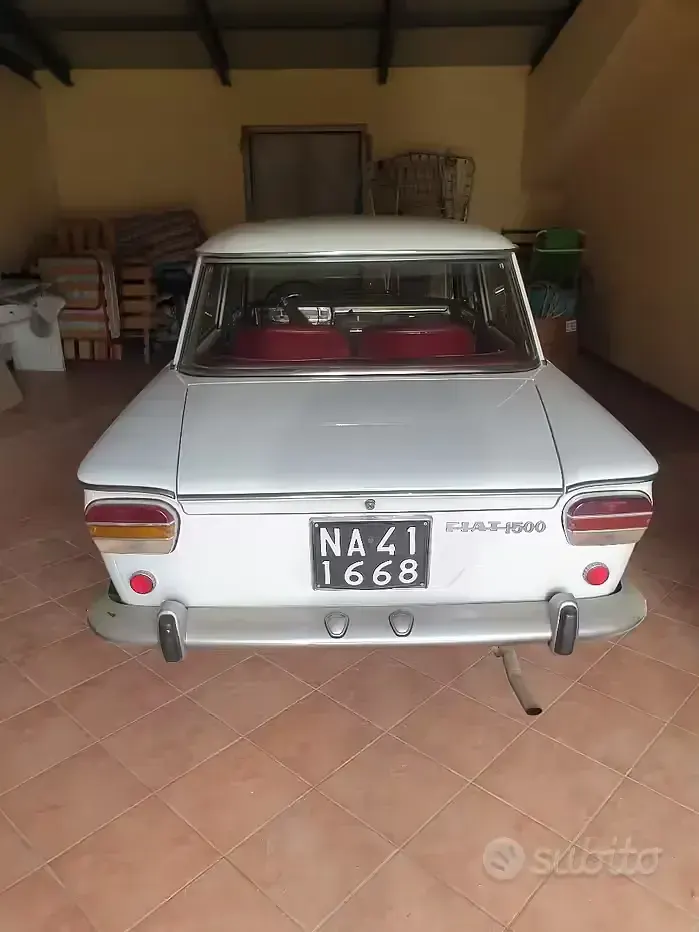 Usata Fiat 1500 1960 Bianco Berlina