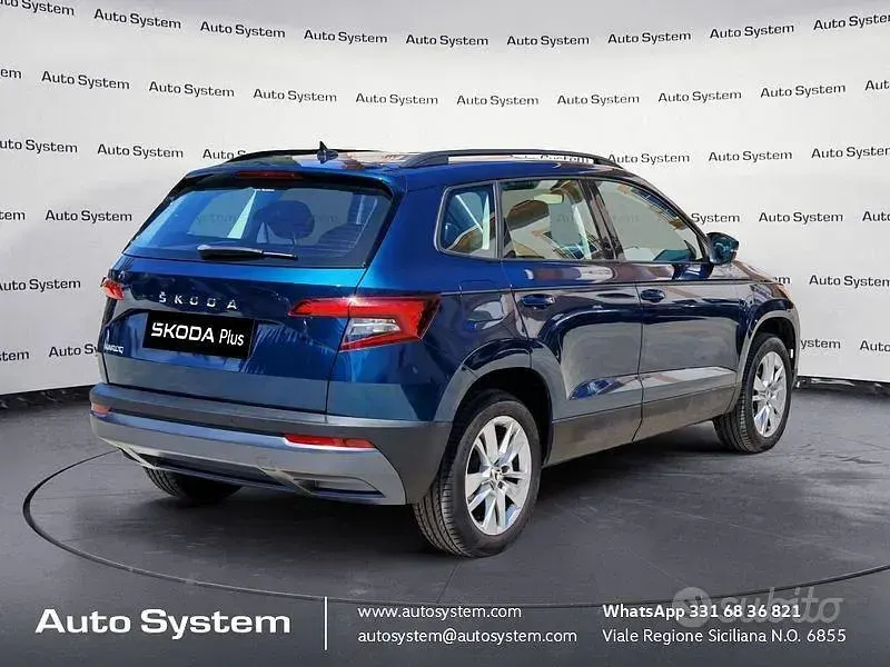 Usata Skoda Karoq Ambition 150 CV (110 kW) 2020 Blu SUV