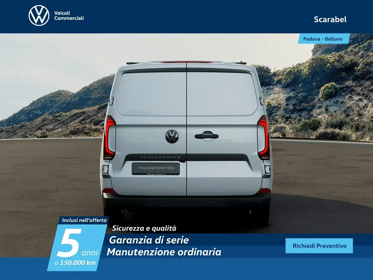 Nuova VW T7 2026 Bianco Furgone