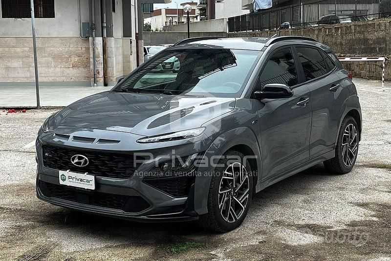 Usata Hyundai Kona N Line 119 CV (87 kW) 2023 Grigio SUV