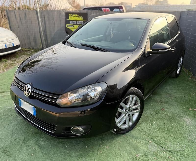 Usata VW Golf VI Highline 122 CV (89 kW) 2009 Nero Utilitaria