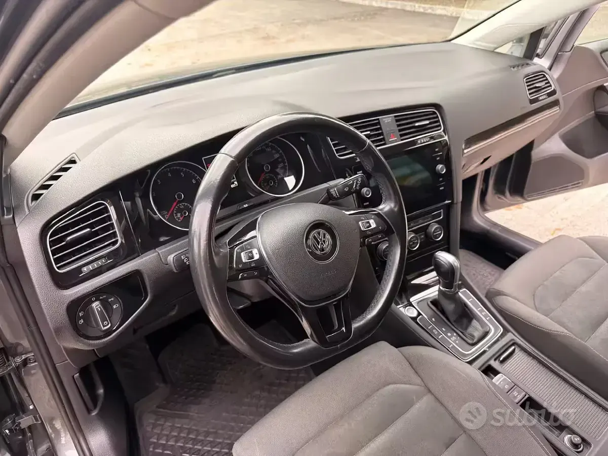 Usata VW Golf VII Highline 110 CV (80 kW) 2018 Grigio Berlina