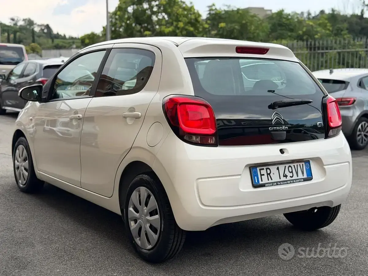 Usata Citroën C1 Feel 72 CV (52 kW) 2018 Bianco Utilitaria