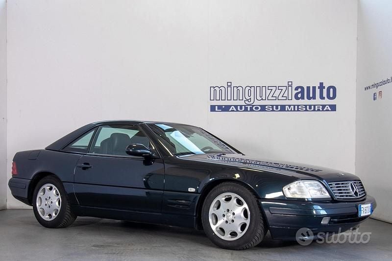 Usata Mercedes SL320 224 CV (164 kW) 1999 Nero Cabrio