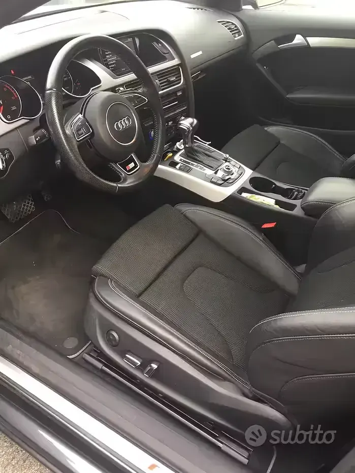 Usata Audi A5 177 CV (130 kW) 2014 Grigio Coupé