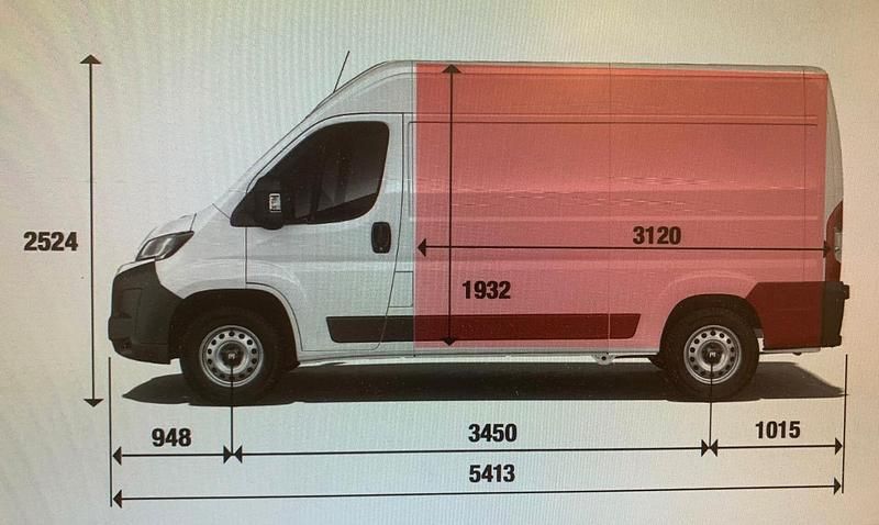 Usata Fiat Ducato 33 140 CV (102 kW) 2024 Bianco Furgone
