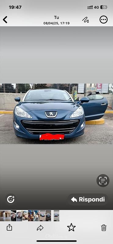 Usata Peugeot RCZ 156 CV (114 kW) 2011 Coupé