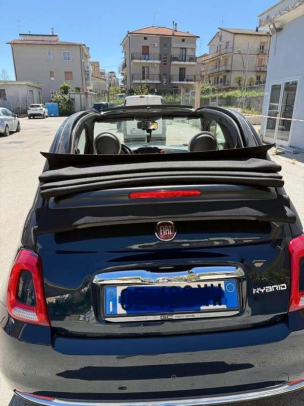 Usata Fiat 500C Rockstar 69 CV (50 kW) 2020 Blu/azzurro Cabrio