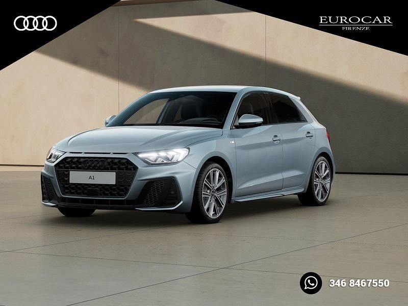 Nuova Audi A1 Sportback S-Line 116 CV (85 kW) 2025 Bianco ghiacciaio metallizzato Utilitaria