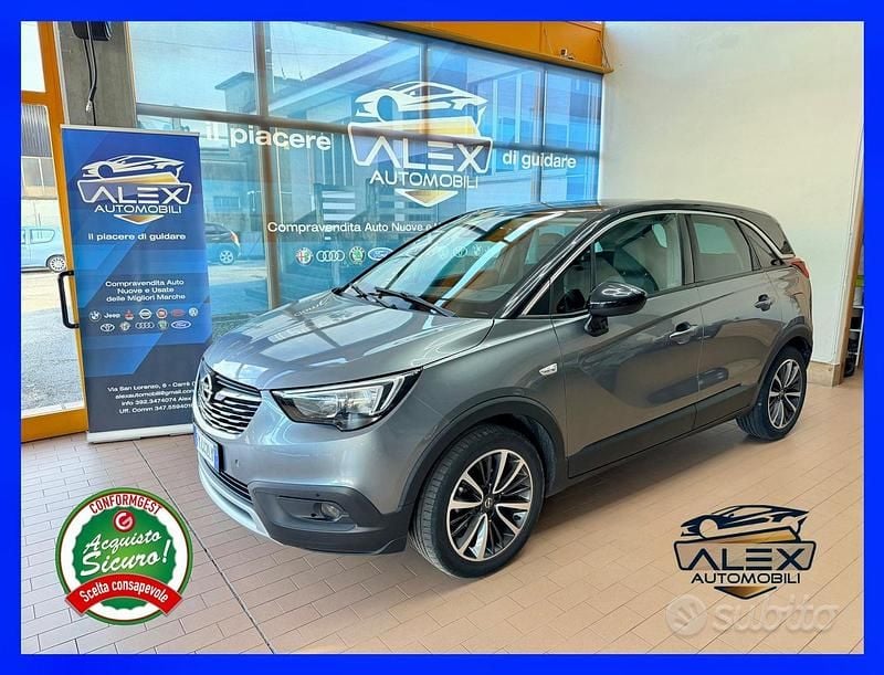 Usata Opel Crossland X 99 CV (72 kW) 2018 Grigio SUV