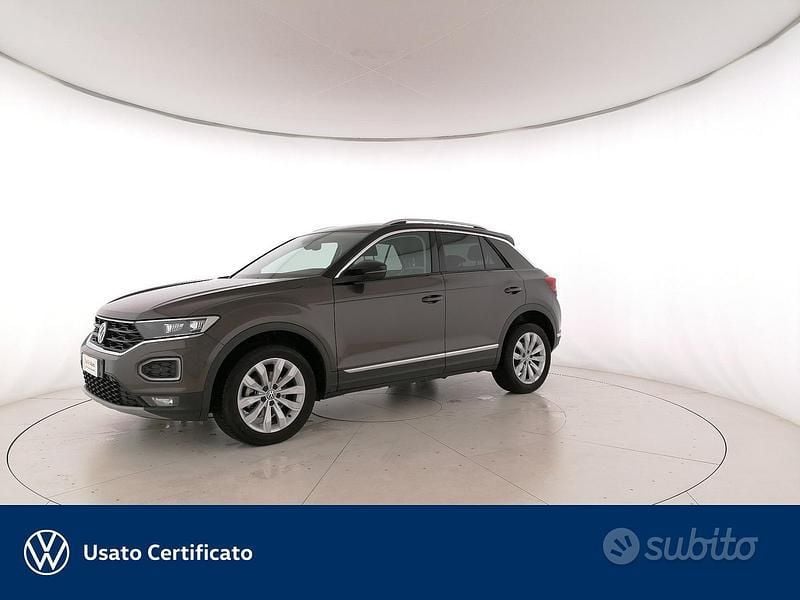 Black oak metallizzato nero Usata 2019 VW T-Roc Advance SUV | 17.900 € (Buon prezzo) - Immagine 1/2