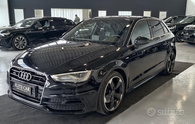 Usata Audi A3 S-Line 184 CV (135 kW) 2016 Nero Berlina