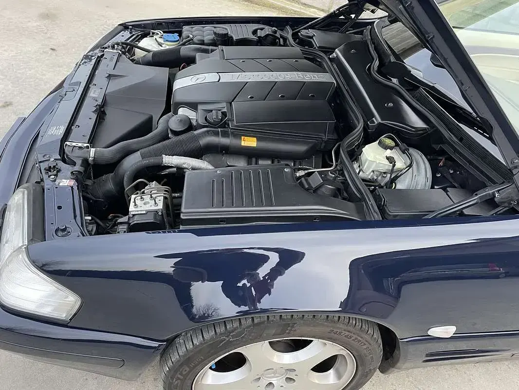 Usata Mercedes SL320 Avantgarde 224 CV (164 kW) 2001 Blu/azzurro Cabrio