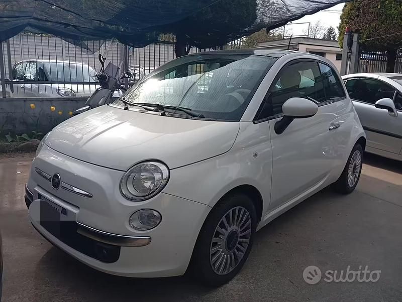 Usata Fiat 500 Lounge 69 CV (50 kW) 2012 Bianco Berlina