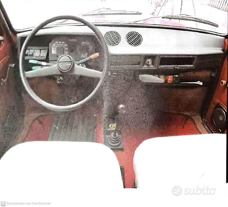 Usata Fiat 127 1970 Rosso Utilitaria