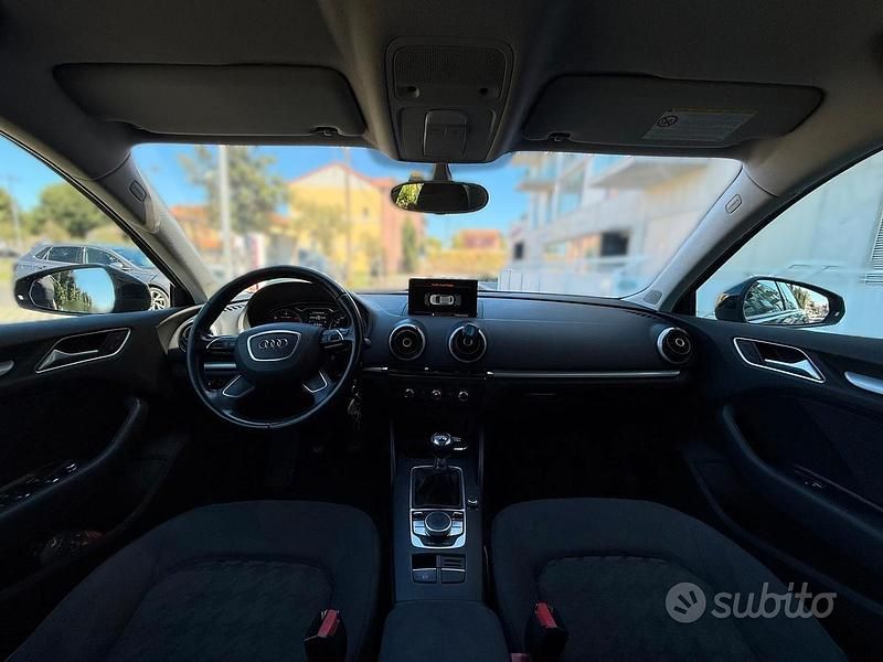 Usata Audi A3 Ambition 110 CV (80 kW) 2013 Nero Berlina
