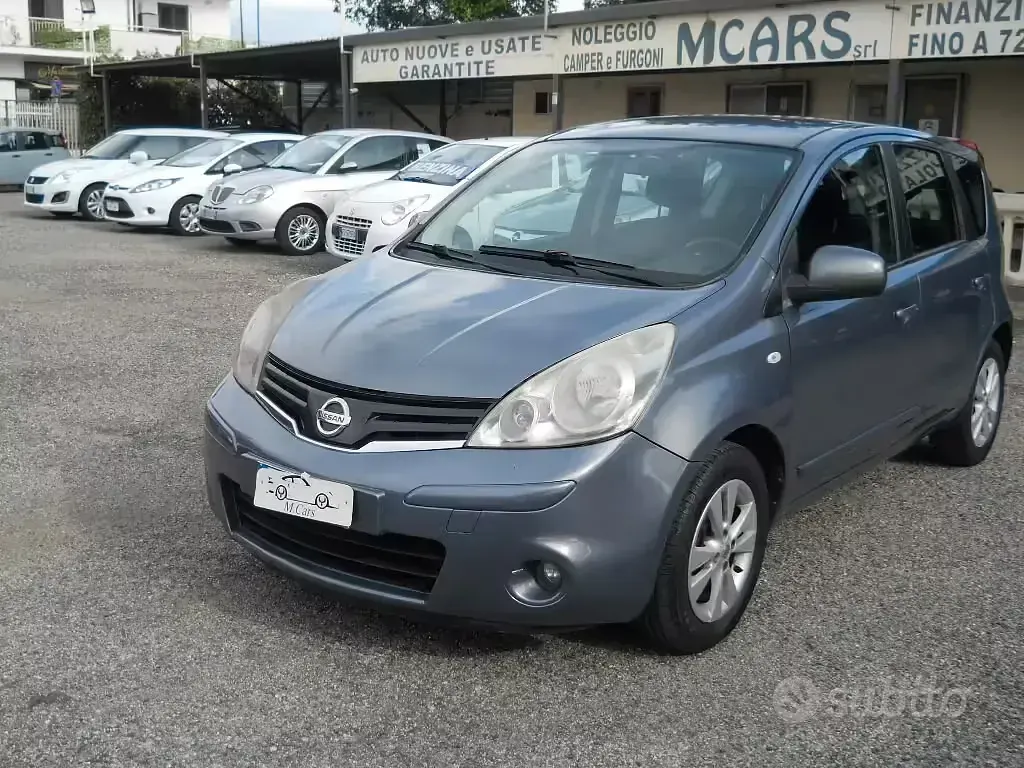 Używany Nissan Note Acenta 86 KM (63 kW) 2010 Niebieski Hatchback