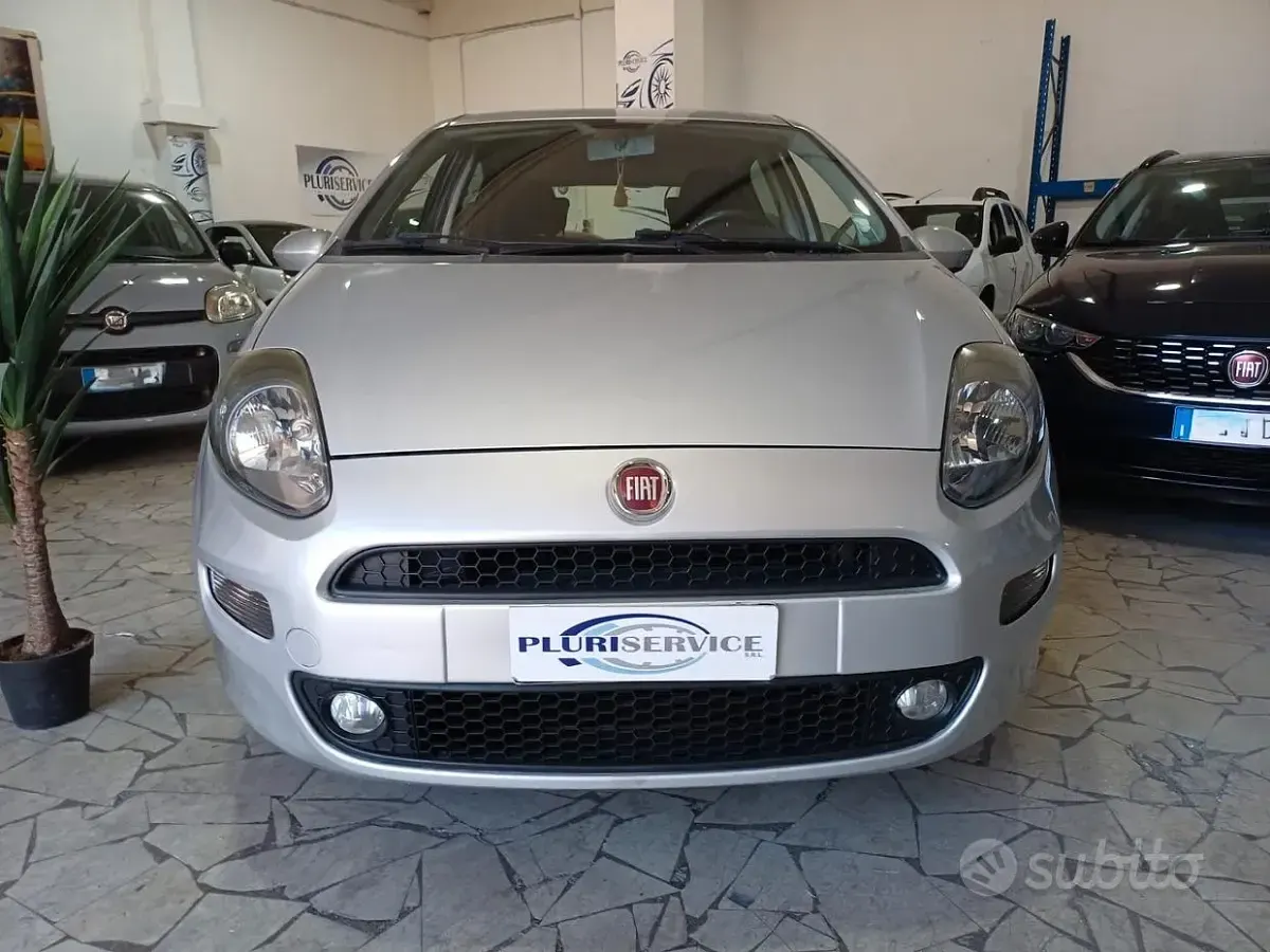 Usata Fiat Punto Lounge 69 CV (50 kW) 2014 Grigio Utilitaria