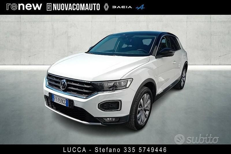Usata VW T-Roc Style 116 CV (85 kW) 2019 Bianco SUV
