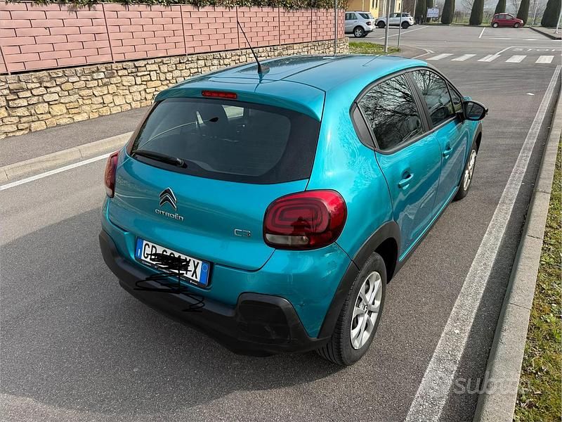 Usata Citroën C3 83 CV (61 kW) 2021 Blu Utilitaria