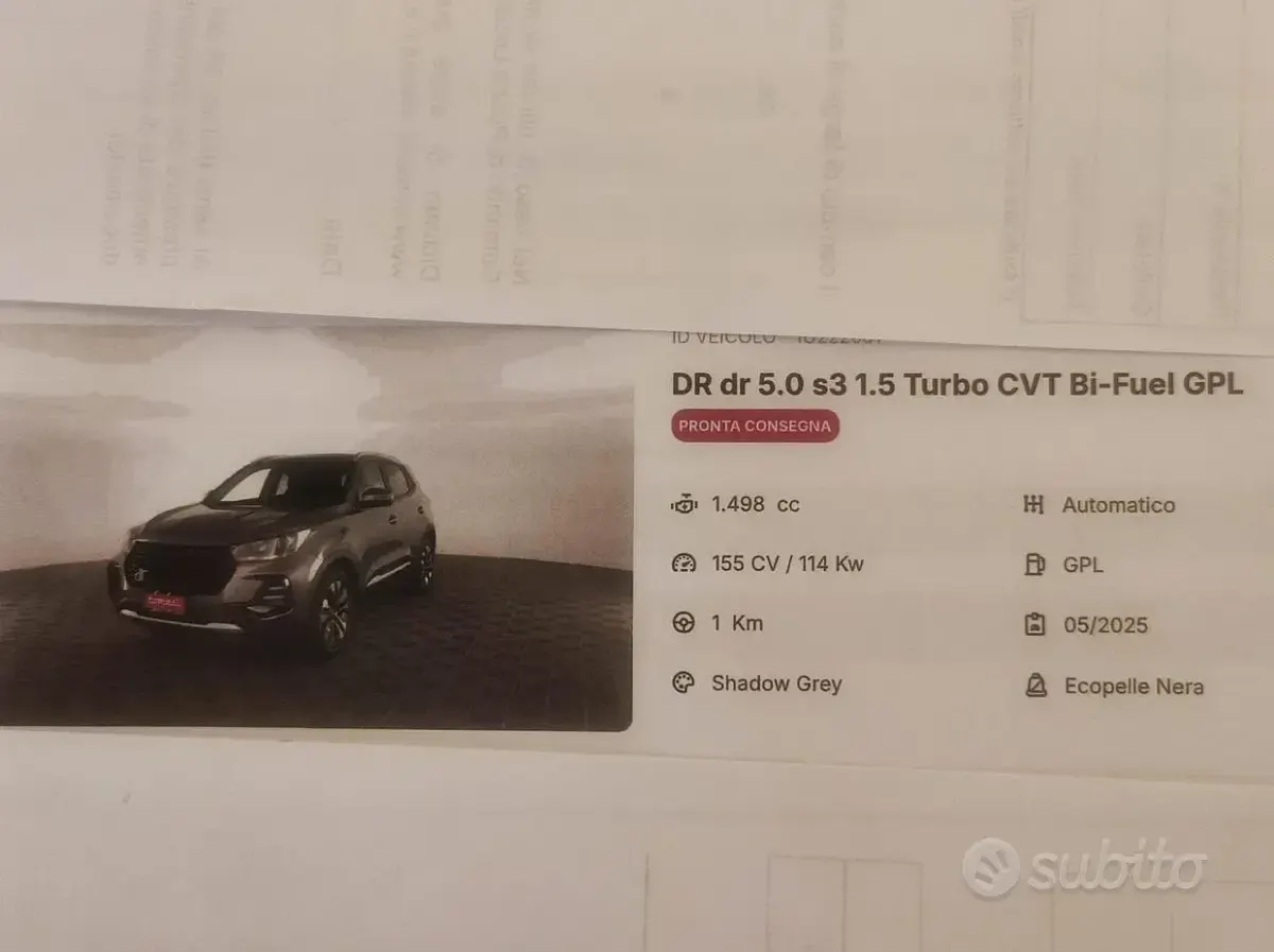 Usata DR DR 5.0 155 CV (114 kW) 2025 SUV