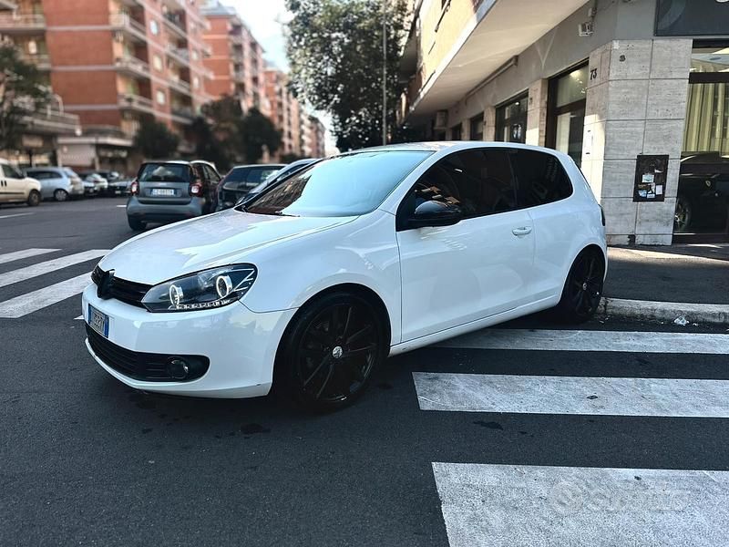 Usata VW Golf 122 CV (89 kW) 2009 Bianco Coupé