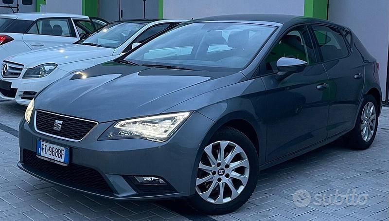 Usata Seat Leon Business 110 CV (80 kW) 2016 Grigio Berlina