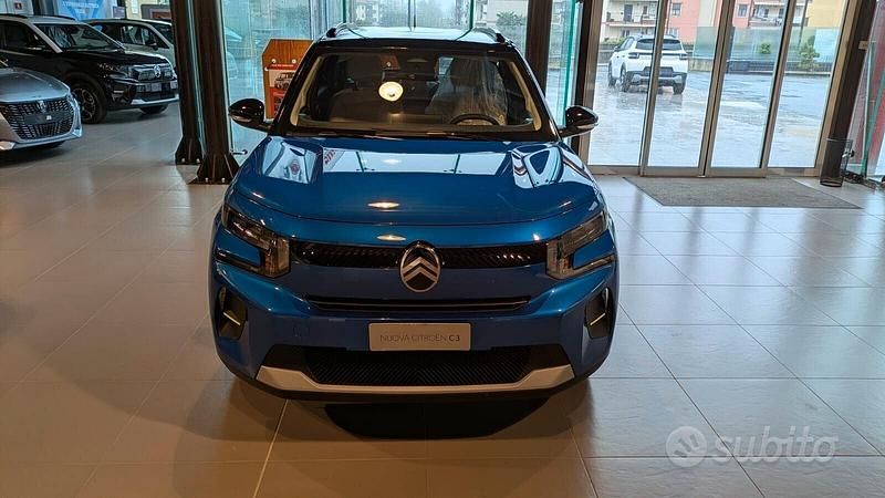 Nuova Citroën C3 101 CV (74 kW) 2025 Blu Utilitaria