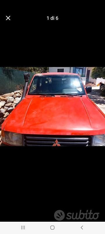 Usata Mitsubishi Pajero 1996 Rosso SUV