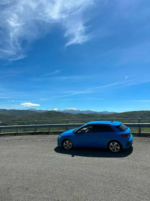 Usata Audi A3 S-Line 150 CV (110 kW) 2020 Blu/azzurro Berlina