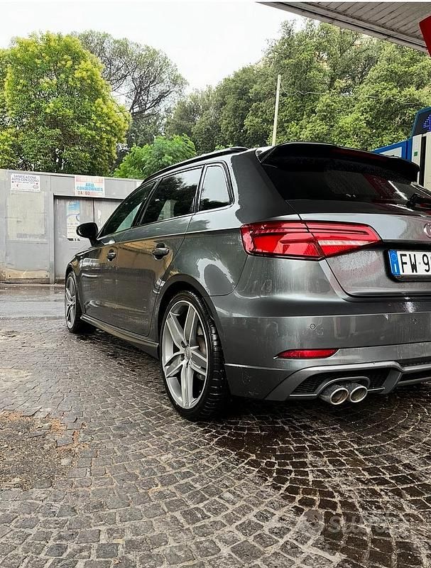 Usata Audi A3 Sport 184 CV (135 kW) 2019 Grigio Berlina